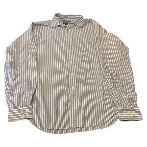 Polo Ralph Lauren Philip Shirt Men's 16.5 36/37 Blue Button Up Down Long Sleeve